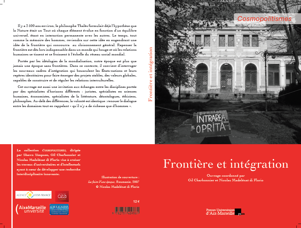 Volume Frontière et intégration, PUAM, 2014